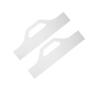 ROMISBABA 2pcs Clear Acrylic Cutting Board Handle Template Stencils for Kitchen Charcuterie and Woodworking Rolled Handle Guide with Protective Film for Comfortable Grip and Precise Cutting