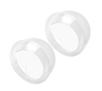 ROMISBABA 2pcs Clear Small Acrylic Wall Hanging Fish Bowl Unbreakable Transparent Hydroponic Planter Pot for Betta Fish Tank Artistic Wall-mounted Aquarium for Small Aquatic Animals and Home