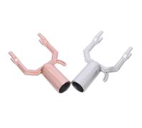 ROMISBABA 2pcs Clothes Pole Fork Heads Aluminum Alloy Rust Resistant Replacement Parts for Clothes Drying Poles Home Supplies Hanging Rack Accessories