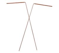 ROMISBABA 2pcs Copper Dowsing Rods Sturdy Divining Tool for Ghost Explore Equipment and Water Divination with Chinese-style Workmanship and Flexible Rotation