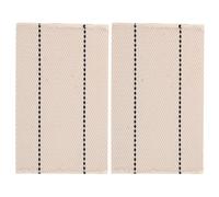 ROMISBABA 2pcs Cotton Kerosene Lamp Wicks for Vintage Oil Lanterns and Tea Stoves, Replacement Flat Cotton Thread Wicks 9.7cm X 15cm, Suitable for Outdoor Camping and Traditional Tea