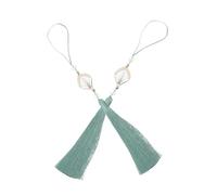 ROMISBABA 2pcs Diamond-shaped Tassel Curtain Pendants Chic Tassel Charms for Door Handles Home Decoration Wear-resistant Material Easy to Hang for Stylish Interior Accents