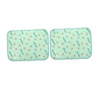ROMISBABA 2pcs Dog Cooling Mat for Lightweight Pet Cooling Pad for Dogs Avocado Design for Hot