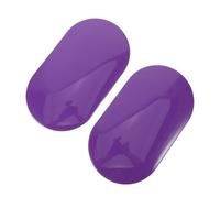ROMISBABA 2pcs Dual-Sided Fitness Gliding Discs Core Sliding Sliders for Abdominal and Foot Workout Purple Elliptical Exercise Gliders for Home and Gym Total Body Training