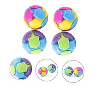 ROMISBABA 2Pcs Durable Tpr Pet Ball for Dogs Chewing and Playing Soft Elastic Bite Resistant Balls with Bright Colors for Tossing Chasing and Interactive Fun Random Color