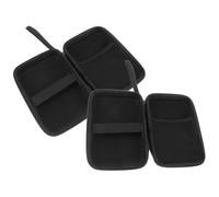 ROMISBABA 2pcs EVA Hard Shell Storage Case Compact Zipper Organizer for Earphones Hard Drives and Protective Carrying Boxes for Travel and Home Use