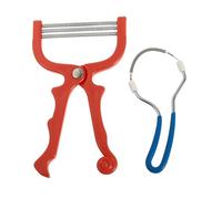ROMISBABA 2Pcs Facial Hair Removal Tool Spring Threading Epilator Manual Face Hair Remover Portable Set for Women Suitable for Travel and Home Use