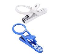 ROMISBABA 2Pcs Hamster Nail Clippers with Magnifying Lens Portable Pet Nail Trimmers for Hamsters and Hedgehogs and Hardware Easy Nail Care