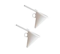 ROMISBABA 2pcs Handheld Cake Chocolate Funnel Dispenser Plastic Baking Tool for Cream Icing Batter Pouring Convenient Kitchen Accessories for Cake Decorating and Pastry Filling