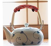 ROMISBABA 2Pcs Heat-resistant Pot Handle Covers for Teapots Anti-scalding Insulation Sleeves with Decorative Dragon Pattern Washable and Reusable Tea Pot Handle Protectors
