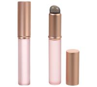 ROMISBABA 2pcs Lip Gloss Brushes Lipstick Applicator Wands for Makeup Enthusiasts, Skin-friendly Aluminum and Silicone Material, Versatile Lip Brush Set for Outdoor Traveling