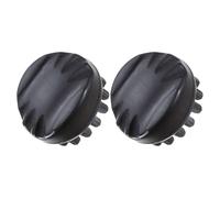 ROMISBABA 2pcs Loc Comb for Dreads and Curly Hair, Black Plastic Dreadlock Brush with Scalp Massager, Versatile Styling Tool Made of Pp and Tpe, Portable for Professional Hairdressing