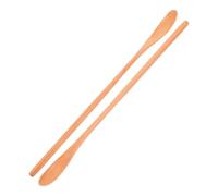 ROMISBABA 2pcs Long Handle Wooden Stirring Spoons for Honey Coffee Tea Sugar Ergonomic Kitchen Utensils Multi-Functional Seasoning Spoons for Cooking and Serving