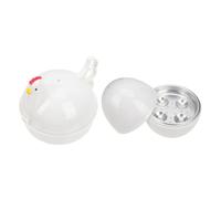 ROMISBABA 2Pcs Lovely Egg Steamer Microwave Poached Egg Maker Adorable Shaped Cooker Compact Kitchen Tool for Family and Cooking