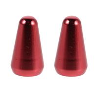 ROMISBABA 2pcs Metal Guitar Toggle Switch Caps for Electric Guitar, 3/5 Way Replacement Toggle Knobs Cross Inner Core, Resistant to Cracking and Prevent Accidental Switching, for Stage