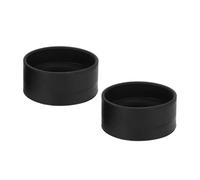 ROMISBABA 2Pcs Microscope Eye Protector Rubber Eyecups Soft Comfortable Eye Guards for Stereo Microscopes Blocks Light for Professional and Novice Users