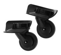 ROMISBABA 2pcs Mute Plastic Wheel Replacement for Suitcase Spinner Swivel Wheels Rotation Spare Luggage Travel Trunk Caster
