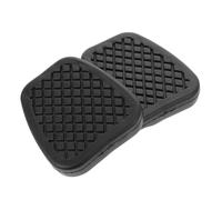 ROMISBABA 2pcs Non-slip Rubber Car Brake Clutch Pedal Pads Replacement Covers with Textured Surface for Secure Grip Easy Installation Compatible with Honda Fit City Insight