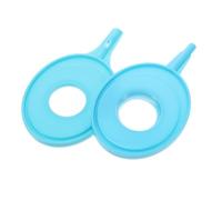 ROMISBABA 2pcs Optical Lens Experiment Kit Light Refraction and Reflection Demonstrator Optical Concave Lens for Laboratory Concave and Convex Optics for Teaching