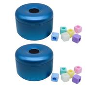 ROMISBABA 2pcs Parrot for Cockatiels and Small Parrots, Metal Material with Creative Design and Vibrant Colour, Stimulate Bird's Mind and Motor Skills, Pet Intelligence and Plaything