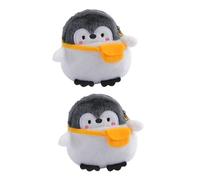 ROMISBABA 2pcs Penguin Coin Purse Cute Cartoon Makeup Storage Bag for Practical Creative Design for Lipsticks Change Keys More for Friends Family