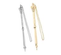 ROMISBABA 2pcs Pointer Chain Bible Reading Accessory Jewish Reading Tool Metal Pointer Perfect Present for Boys and Girls