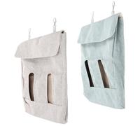 ROMISBABA 2pcs Rabbit Feeding Bag Small Pet Pouch Chinchilla Self-feeding Bag Rabbit Cage Hanging Feeder for Hay and Food