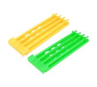 ROMISBABA 2PCS Racing Pigeon Foot Ring Sorting Rack Foot Ring Holder for Organizing Pigeon Bands Yellow and Green Accessories for Homing and Racing