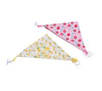 ROMISBABA 2pcs Reptile Hammock for Small Pets, Breathable Cloth Lizard and Snake Hanging Bed, Summer Cooling Pet Rest Bed Suitable for Hamsters, Guinea Pigs, and Bearded Dragons