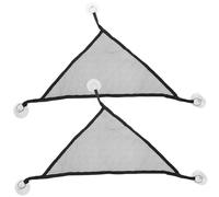 ROMISBABA 2Pcs Reptile Hammocks Mesh Swings with Suction Cups Breathable Hanging Beds for Lizards Snakes Bearded Dragons Vertical Space Saver Random Color