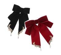 ROMISBABA 2Pcs Retro Bow Tie Brooch Pin Vintage Alloy Collar Lapel Pins for Men S Suits and Women S Dresses Lightweight Elegant Brooches for Unisex Fashion Accessories