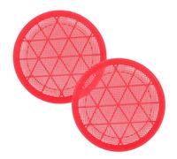 ROMISBABA 2pcs Round Grain Drying Mesh Dustpan Rice Sifter for Farm and Home Use Perforated Sieve for Air Drying Rice Beans Lentils Space Saving Kitchen Storage Tool