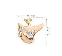 ROMISBABA 2pcs Sparkly Rhinestone Heart Single Tooth Caps for Men and Women Comfortable Hip Hop Grill Jewelry Unique Cosplay Mouth Decoration Versatile Bling Teeth Accessories Gold and