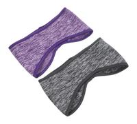 ROMISBABA 2pcs Sports Heawraps Cold Hair Band Ear Muffs Fleece Headband for Season Use