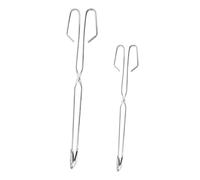 ROMISBABA 2pcs Stainless Steel Trash Grabber Tools Ergonomic Litter Pickers for Elderly and Disabled Adults Portable Heavy Duty Reaching Aid for Efficient Outdoor