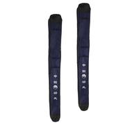 ROMISBABA 2pcs Thick Canvas Taichi Sword Bag Single Carrying Case with Water Bottle Pocket Blue Traditional Design Lightweight Martial Arts Tool Holder for Kung Fu Cosplay and Fitness