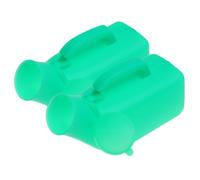 ROMISBABA 2Pcs Thickened Plastic Male Urinal Bottle with Lid Portable Reusable Urine Container for Men Travel and Camping Accessory Random Color