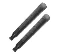 ROMISBABA 2pcs Umbrella Covers Heavy Duty Tear-resistant Plastic Sleeves Non-drip Protective Cases for Long Handle Telescopic Umbrellas Black Extend Lifespan and Keep Dry in Rain