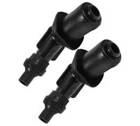 ROMISBABA 2pcs Universal Fit Spark Plug Caps for Motorcycles and Scooters, Sturdy Plastic Material with Resistance to Wear and Tear, Replacement Boot Cap for Scooter Plug