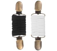 ROMISBABA 2pcs Vintage Elastic Waist Cincher Clips for Women Shawl Cardigan Clips with Adjustable Fit Retro Sweater Brooch Set for Dresses Cloaks Scarves Lightweight and Portable Accessory