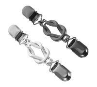 ROMISBABA 2pcs Vintage Sweater Clips for Women Elegant Cardigan Clasp Chain for Shawls and Capes Durable Construction Timeless Design for Easy Outfit Coordination