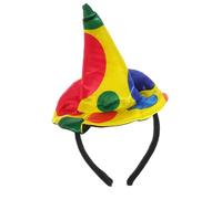 ROMISBABA 2pcs Vinyl Clown Headdress Hair Hoops with Unique Appearance Design, Fun and Creative Party Hair Accessories, Convenient to Use and Easy to Take for Carnival and Festival