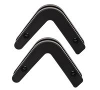 ROMISBABA 2pcs Wall Mounted Barbell Holder Rack for Dumbbell Rod Storage PP Material Gym Accessories Space-saving Weight Lifting Equipment Organiser