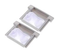 ROMISBABA 2pcs Washing Machine Lint Filter Mesh Replacement Mesh Filter Bag Hair Catcher for Washer Delicate Wash Bag Drain Hose Hair