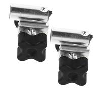 ROMISBABA 2pcs Wheelchair Table Fixed Connectors Dining Tray Clamp Brackets Support Accessories for Seniors Patients Sturdy Portable Fixing Fixture