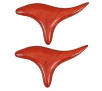 ROMISBABA 2pcs Wood Massage Rods for Body Massaging and Acupoint Therapy Smooth Edges for Safe Use Legs Neck Back and Arms Lightweight Portable Manual Massage Tools for Muscle and Tendon