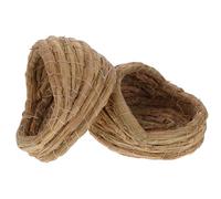 ROMISBABA 2pcs Woven Chicken Nest Laying Bed Woven Sleeping House for Small Animals Chicken Sleeping Nest