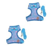 ROMISBABA 2sets Adorable Hen Vest Rope for Chickens Pulling Leash Creative Design for Outdoor Activities Suitable for Poultry Breeds
