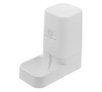 ROMISBABA 3.8l Automatic Water Bowl for Cats and Rabbits, White Pp Resin Pet Drinking Feeder with Neck Protection and Stable Floor Standing Design, for Small and Medium Dogs at Home