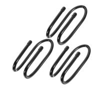 ROMISBABA 3 pcs Car Backseat Phone and Tablet Holders Wall-mounted Music Instrument Stand with Screws Multipurpose Automotive Headrest Mounts Plastic and Aluminum Easy Installation Black